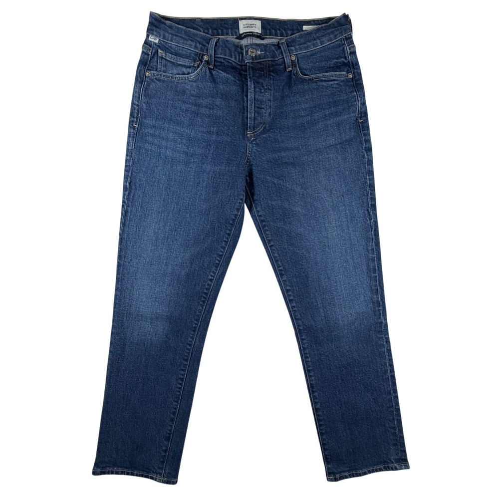 Citizens of Humanity Womens 30 Emerson Slim Boyfriend Jeans Blue Denim 1797-1450
